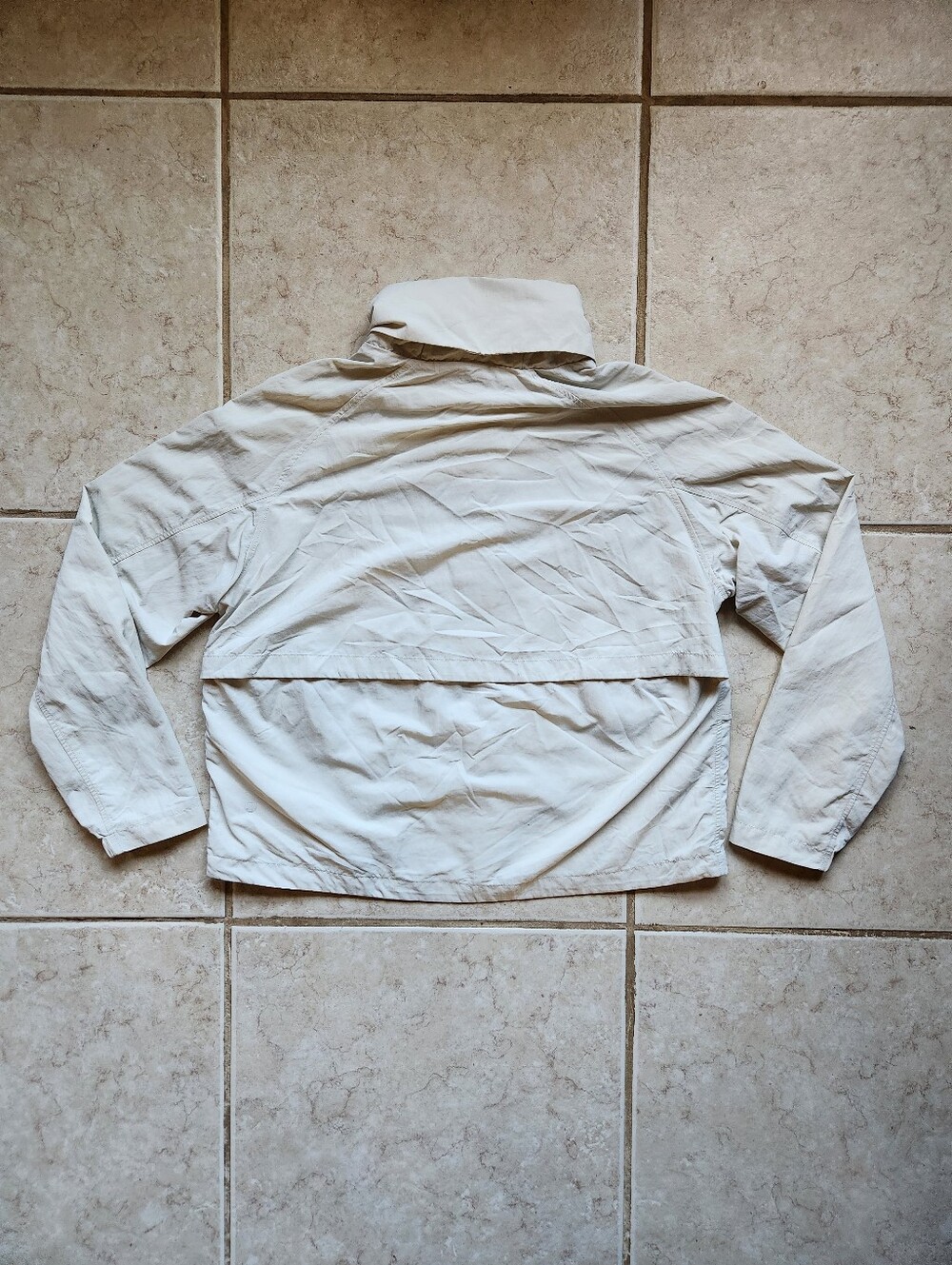 Lululemon Always Effortless Jacket Off White Cream Neutral Size 12 High Neck Zip - Picture 10 of 16